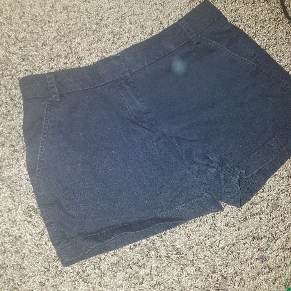 Size 6 j. Crew navy blue shorts‎